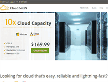 Tablet Screenshot of cloudbox99.com